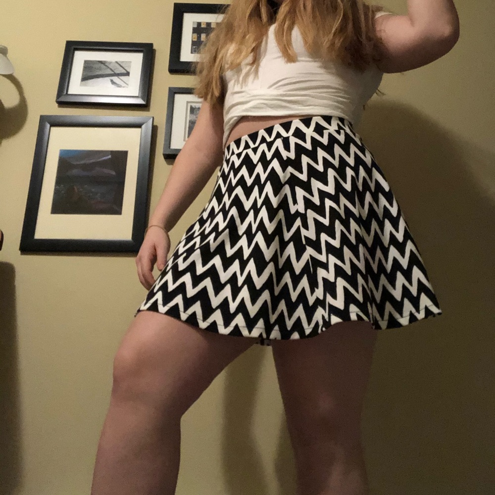 Chevron skirt